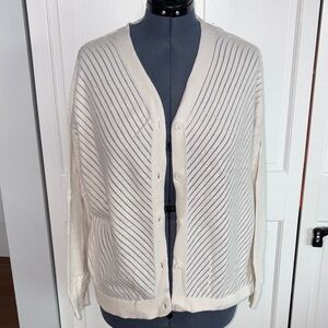 Serra Cream Knit Cardigan